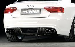 Bakspoiler nedre del Audi A5 karbonlook