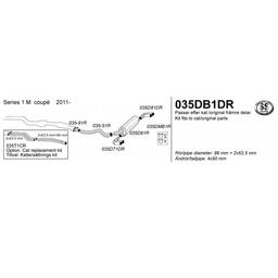 Avgassystem BMW F20 1-serie