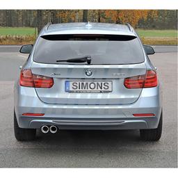Udstødningssystem BMW F30/F31