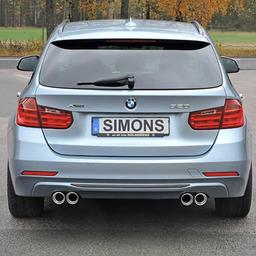 Avgassystem BMW F30/F31