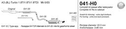 Avgassystem Audi A3 8L