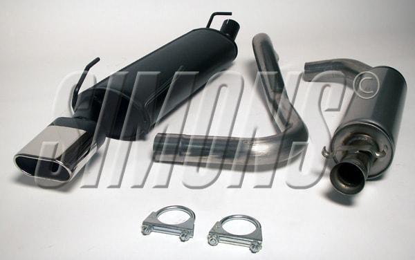Avgassystem Saab 900/9-3