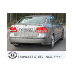 Udstødningssystem Saab 9-3 1,8T/2,0T & 2,0T Aero