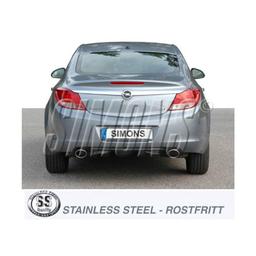 Bakre lyddemper Opel Insignia 2wd