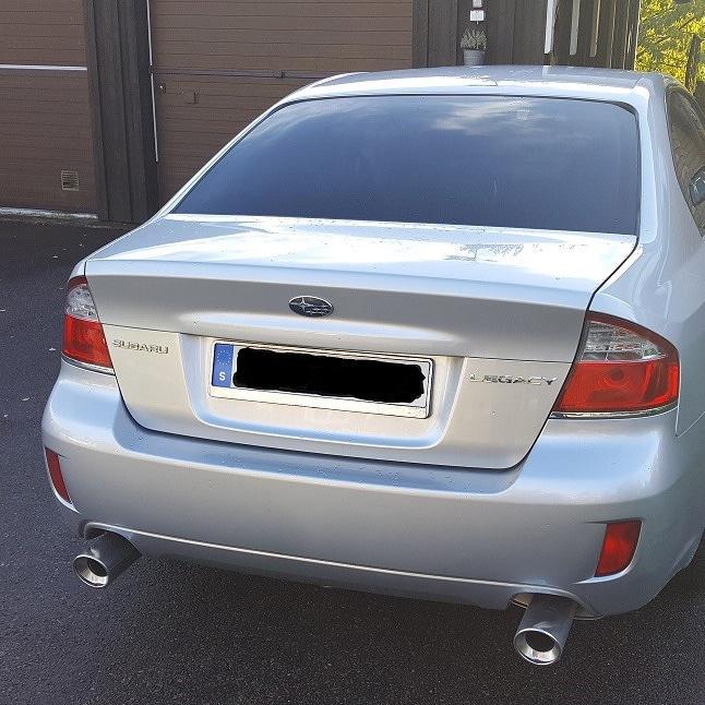Avgassystem Rostfritt Subaru Legacy