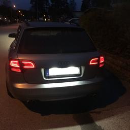 LED rekisterikilven valaistus Audi