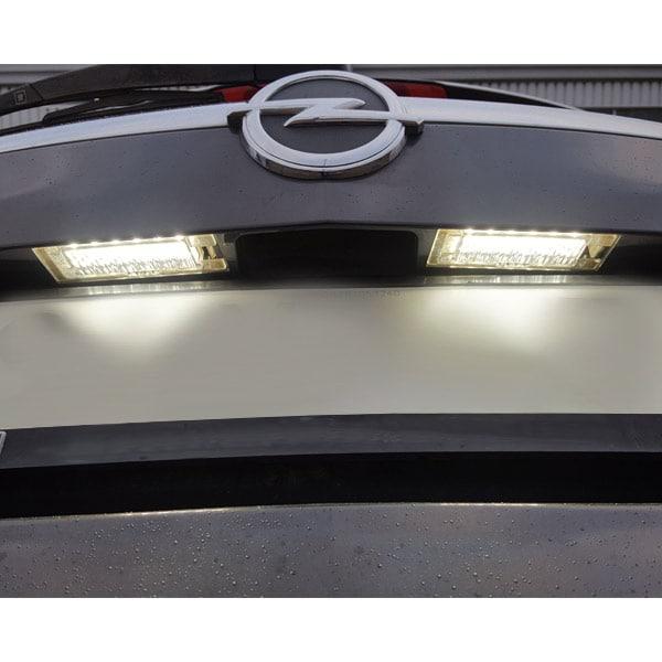 LED Nummerskyltsbelysning Opel