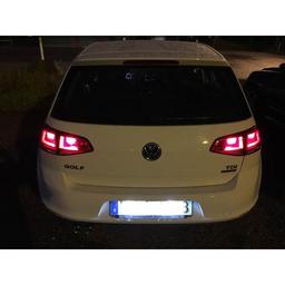 LED Nummerskyltsbelysning VW