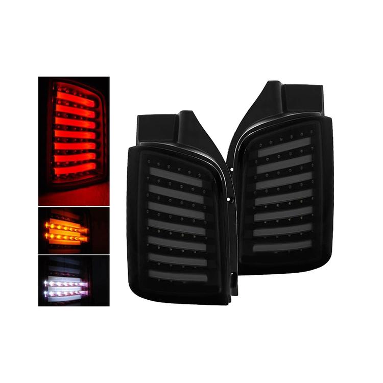 LED Taillights Light Bar Black