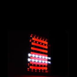 LED Taillights Light Bar Black