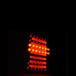 LED Taillights Light Bar Black