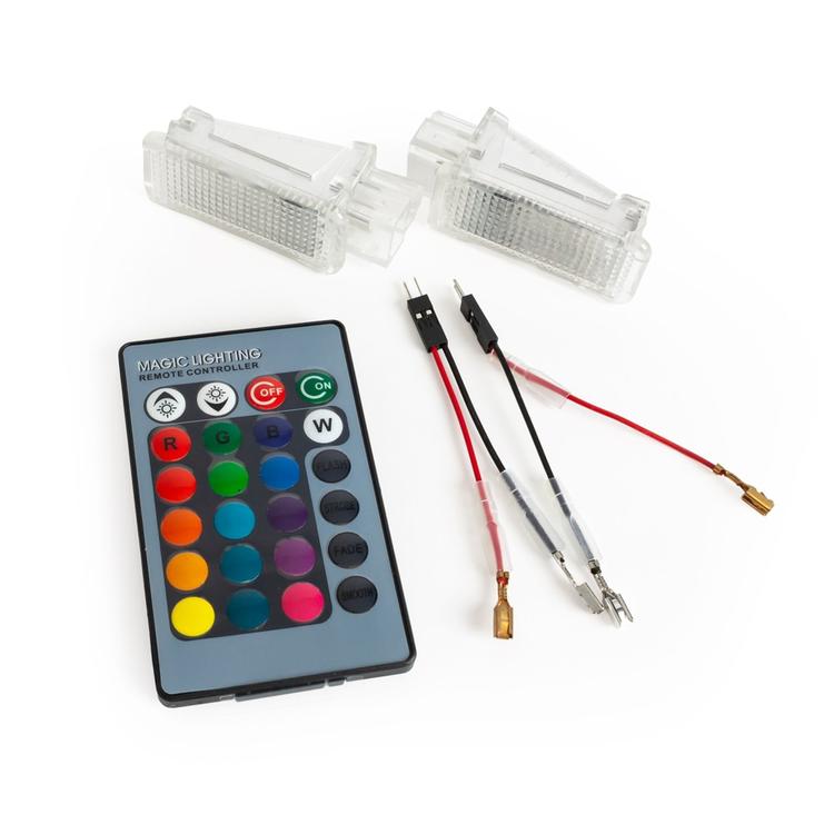 RGB LED lampor interiör - Audi, VW, Skoda