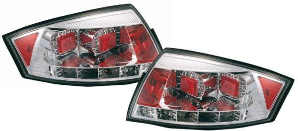 Baklamper Krom LED Audi TT