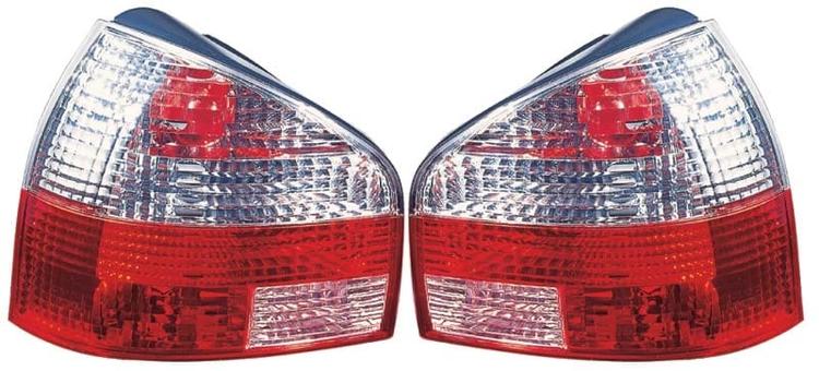 Baglygter rød/klarglas Audi