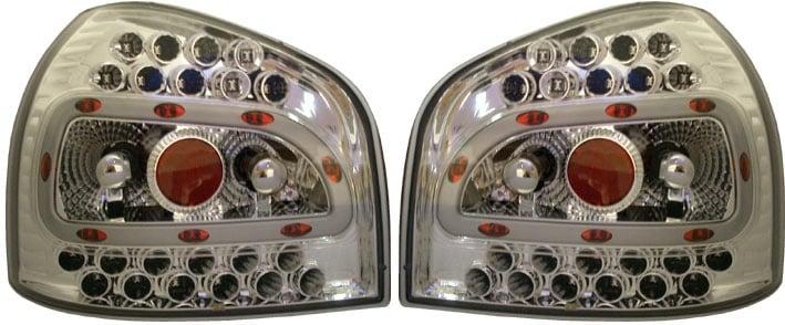 Baglygter Krom LED Audi