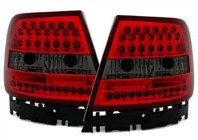 LED Baglygter rød/sort Audi A4