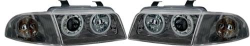 Angel eyes head lamps Audi A4