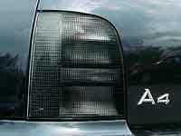 Black rear lights for Audi A4 Avant