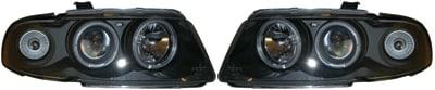 Black Angel Eyes Headlights Audi A4
