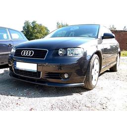 Blanksvart Cupspoiler Audi A3