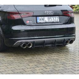 Diffusor (insats för bakstötfångare) Audi S3 / A3 S-line