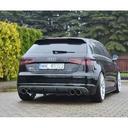 Diffusor (insats för bakstötfångare) Audi S3 / A3 S-line