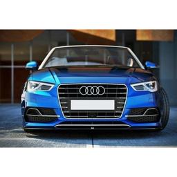 Blanksvart Cupspoiler Audi S3 / A3 S-line Sedan / Cab