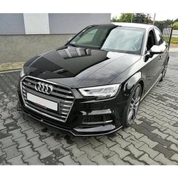 Blanksvart Cupspoiler Audi S3 / A3 S-line