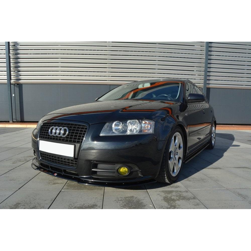Blanksvart Cupspoiler Audi A3 S-line