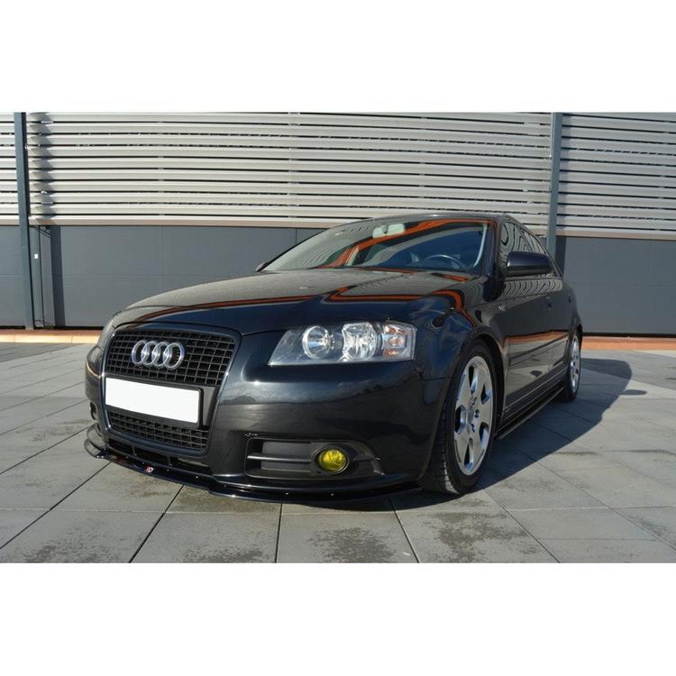 Blanksvart Cupspoiler Audi A3 S-line