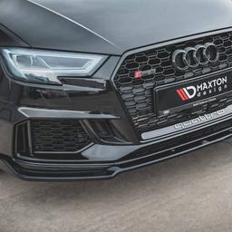 Blanksvart Cupspoiler Audi RS3 8V FL