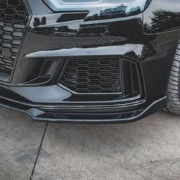 Blanksvart Cupspoiler Audi RS3 8V FL