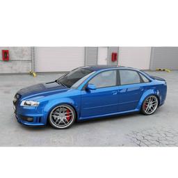 Hiilikuitu Addon splitteri sivuhelmat Audi RS4