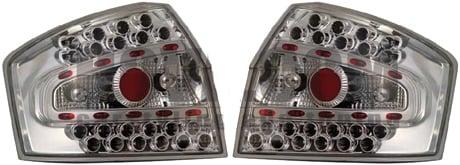 Baklampor Krom LED Audi