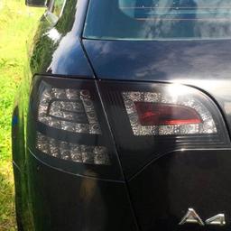 LED baglygter sorte Audi A4 B7