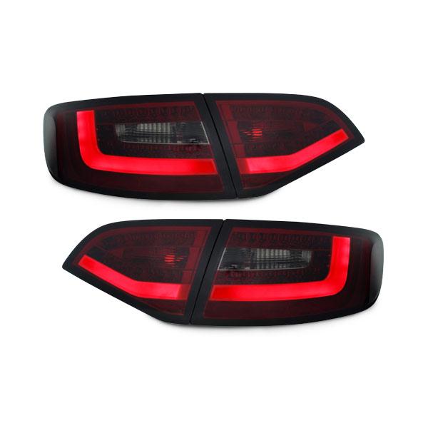 LED rear lamps red/smoke Audi A4