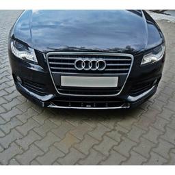 Kiiltävän musta cupspoileri eteen Audi A4 B8