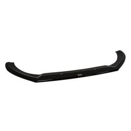 Shiny black cupspoiler front lip Audi A4 B8 S-line