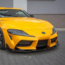 Blanksvart Cupspoiler Fram Toyota Supra
