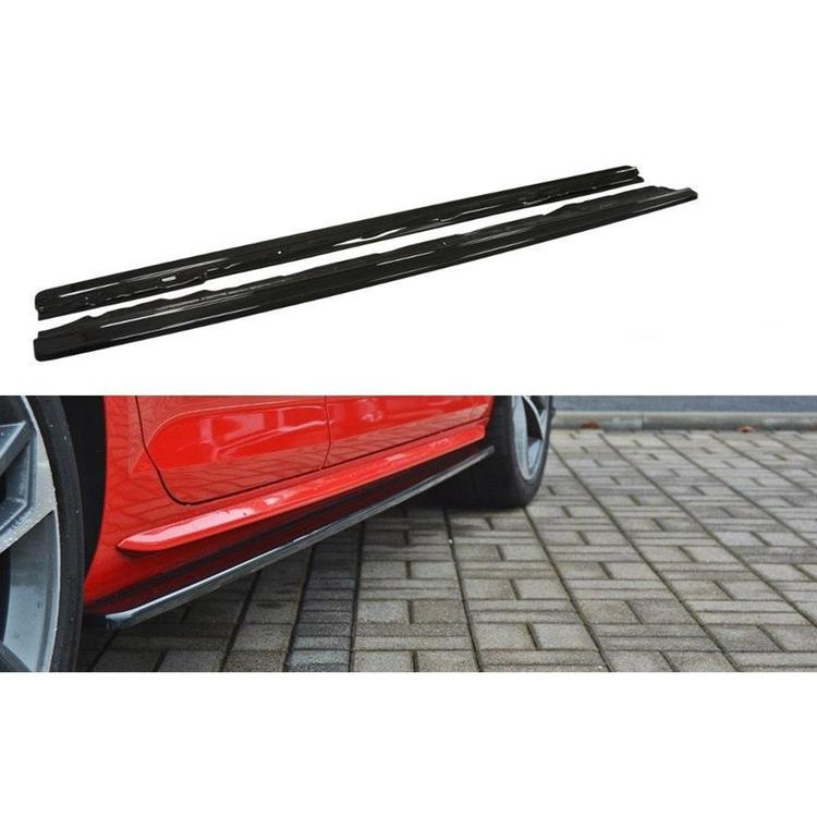 Splitter för sidokjolar Audi S4/A4 S-Line B9