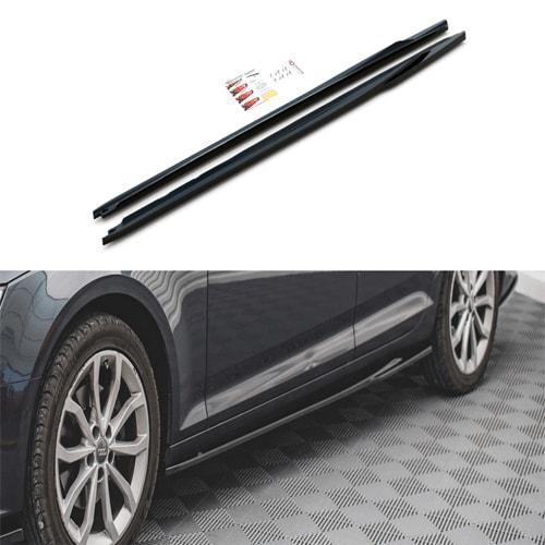 Splitter för sidokjolar Audi A4 B9