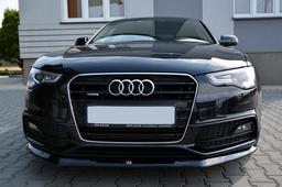 Blanksvart Cupspoiler Fram Audi A5/S5 Coupé/Sportback