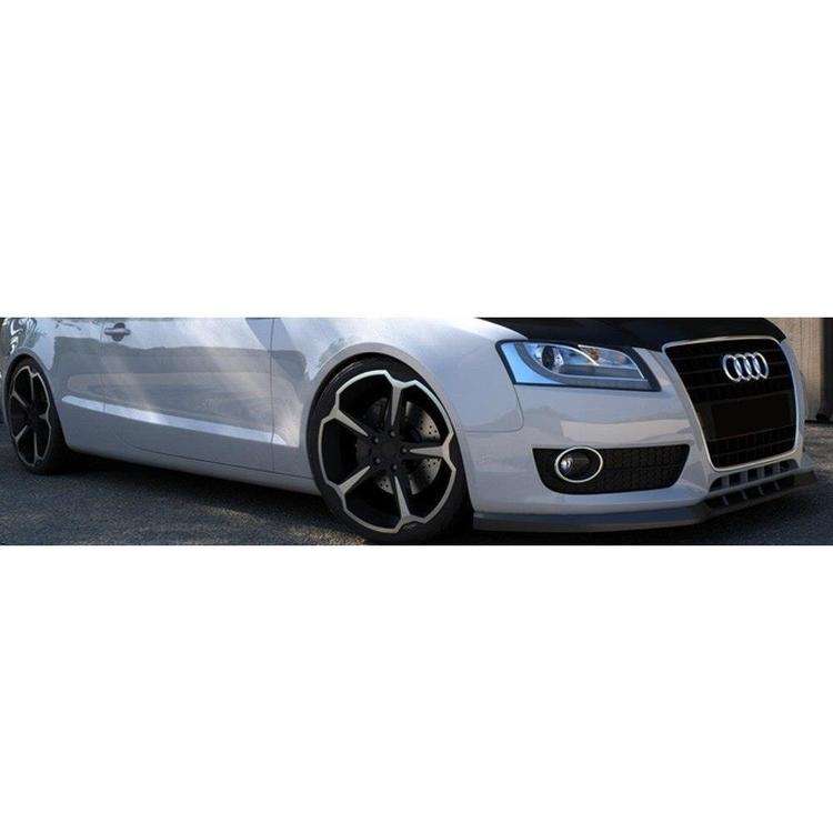 Shiny black cupspoiler front lip Audi A5