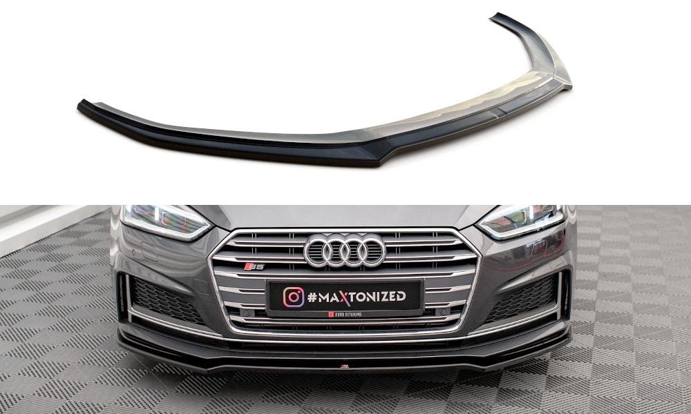 Blanksvart Cupspoiler Fram Audi A5/S5 Coupé/Sportback
