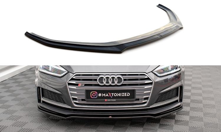 Blanksvart Cupspoiler Fram Audi A5/S5 Coupé/Sportback