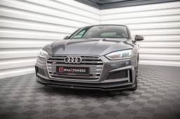 Blanksvart Cupspoiler Fram Audi A5/S5 Coupé/Sportback
