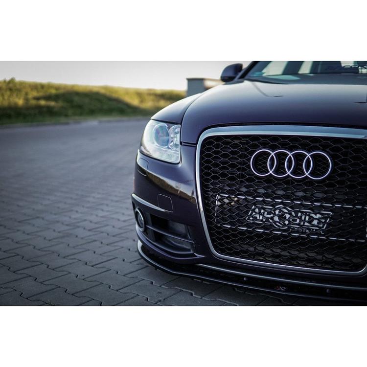 Blanksvart Cupspoiler Audi A6 S-line
