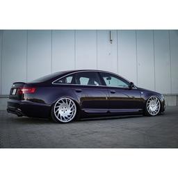 Blanksvarta Sidokjolar Audi A6 S-line