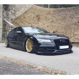 Front splitter for Audi S7/A7 S-line C7