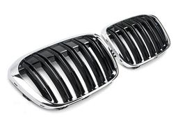 Double ribbed Chrome Grille BMW X1 F48